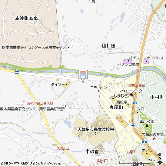 天草エネルギー株式会社付近の地図